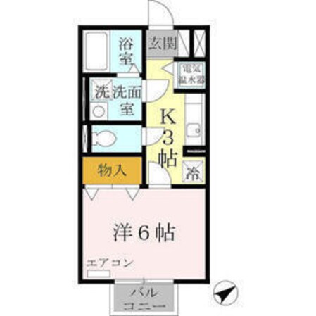 英賀保駅 徒歩16分 2階の物件間取画像